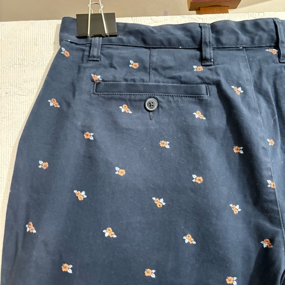 Weatherproof Vintage Men's Blue Patterned Shorts Hawaiian Flower Design Sz 36 - Picture 9 of 12